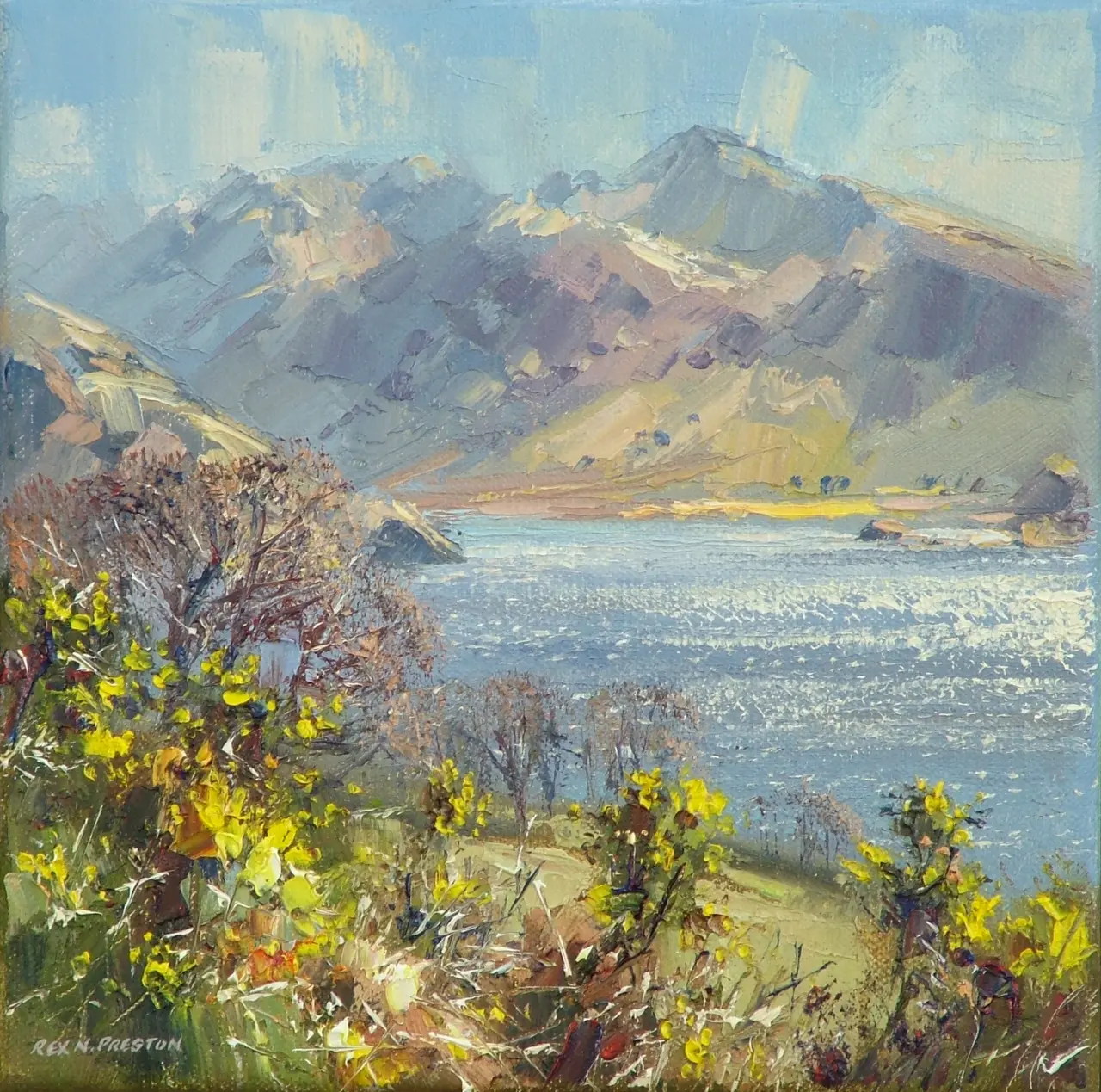 Rex Preston - afternoon sunlight, crummock water